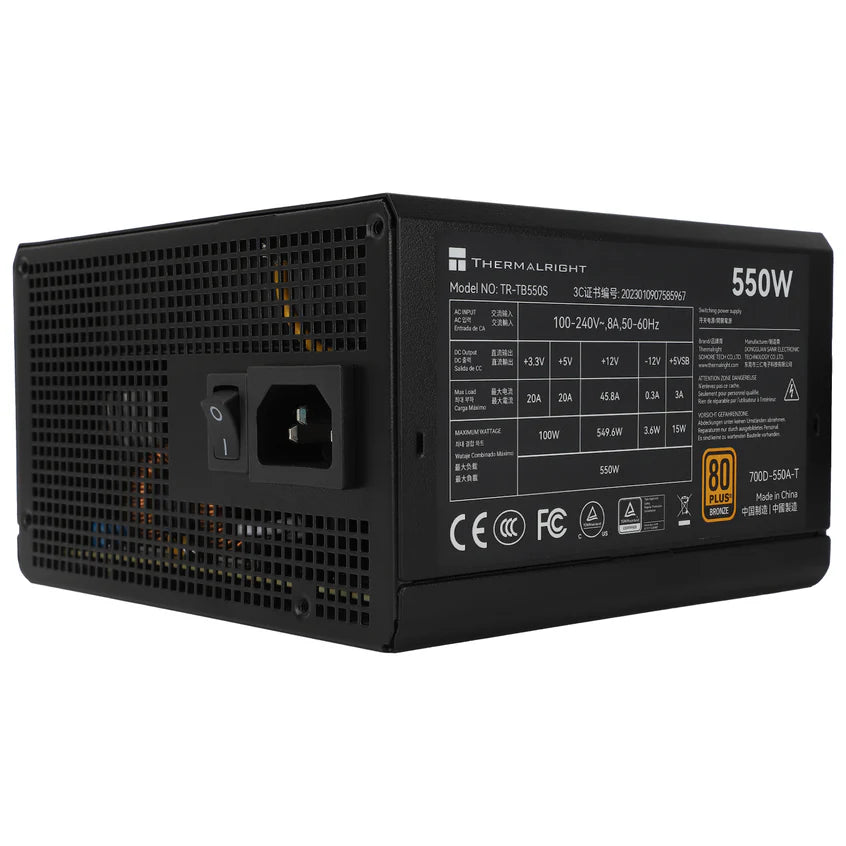 Thermalright TB-550S 550W Bronze Non-Modular Power Supply Thermalright TB-550S 550W Bronze Non-Modular Power Supply